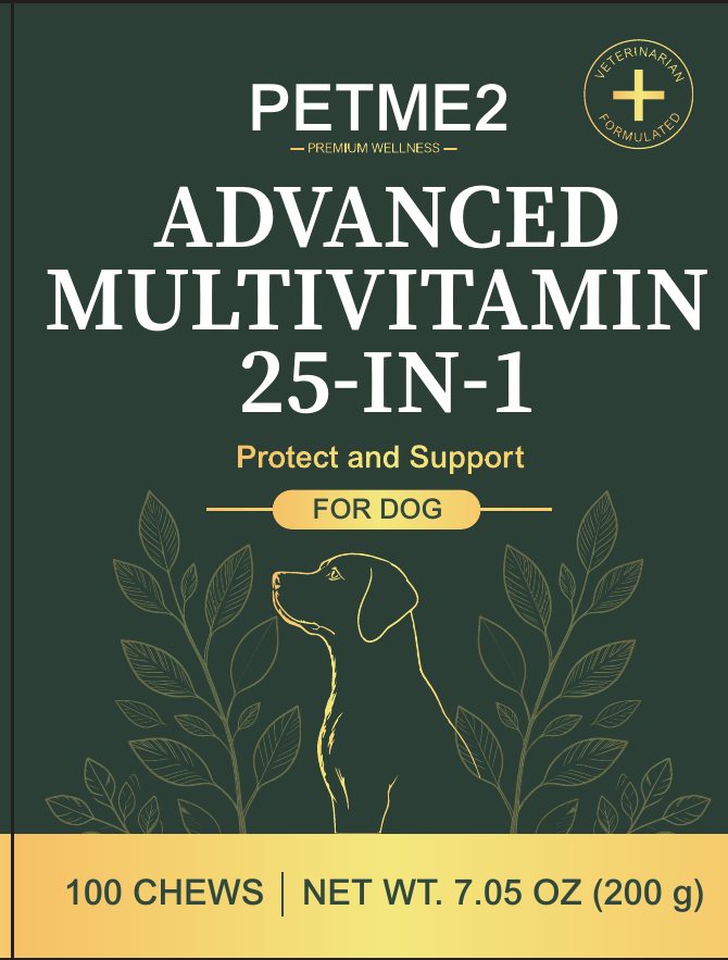 PETME2 Advanced Multivitamin 25-in-1 box front