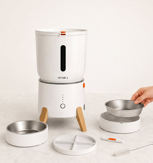 Dual Bowl Automatic Pet Feeder — 5L