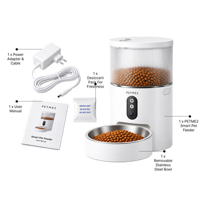 PETME2 3L WiFi automatic cat feeder with 1080P HD camera – detail image 4 of 8