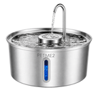 Luxury Stainless Steel Pet Fountain — 3.2L