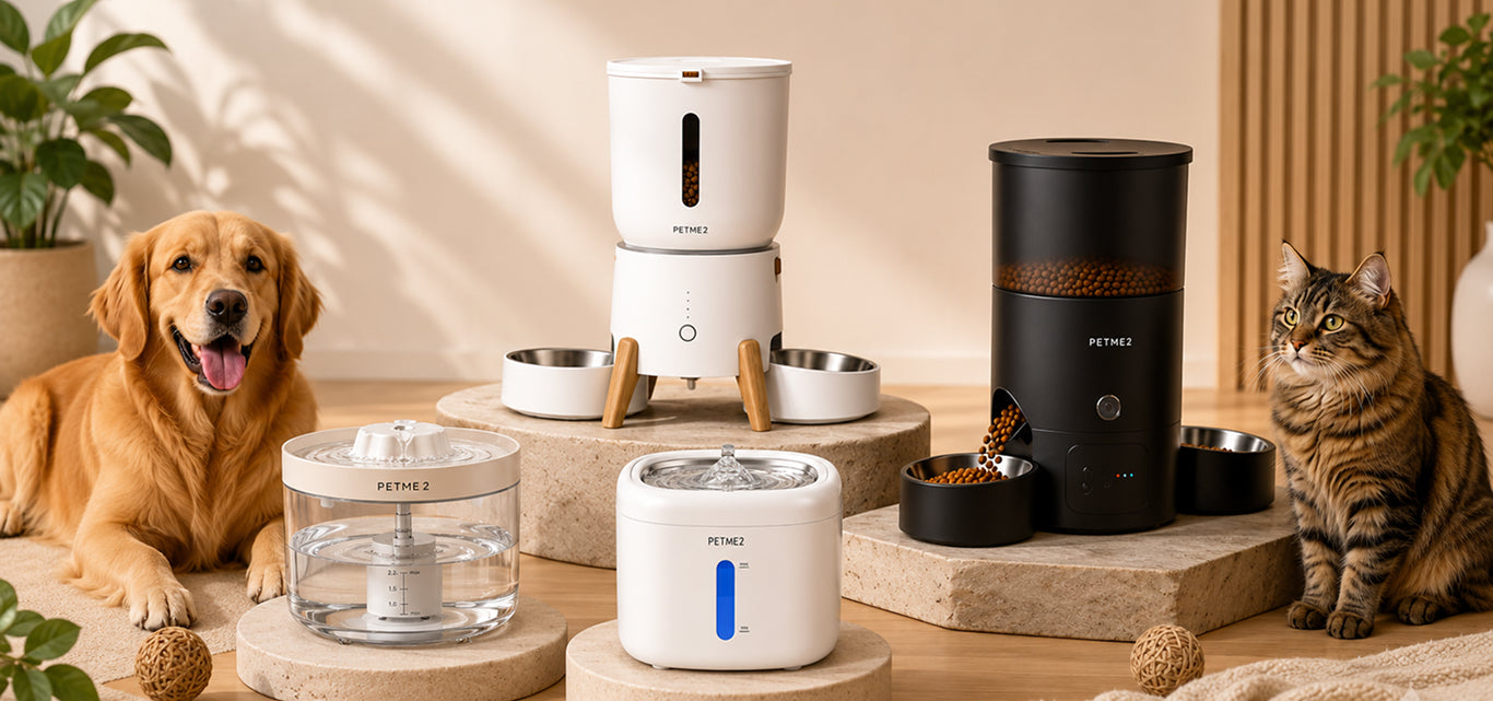 Dual Bowl Automatic Pet Feeder — 5L