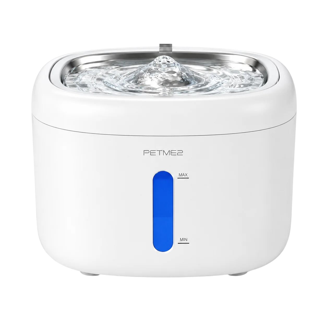 Steel-Tray Cat Water Fountain - 2.2L