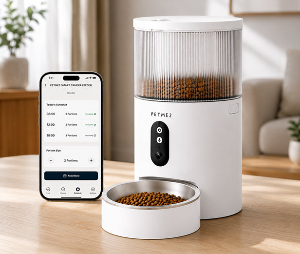 Your feeding routine, managed from your phone.
