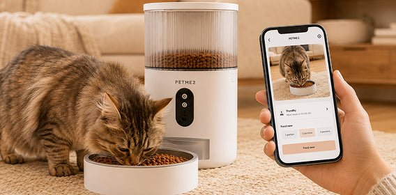 Smart pet feeder app