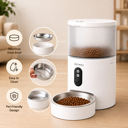 PETME2 3L WiFi automatic cat feeder with 1080P HD camera – detail image 7 of 8