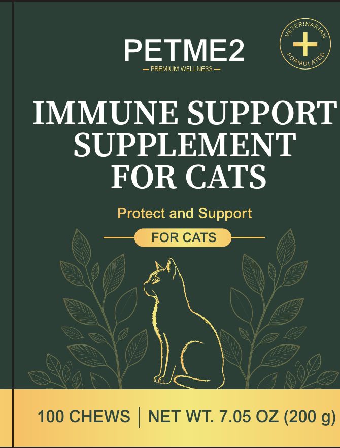 PETME2 Immune Support Supplement for Cats box front